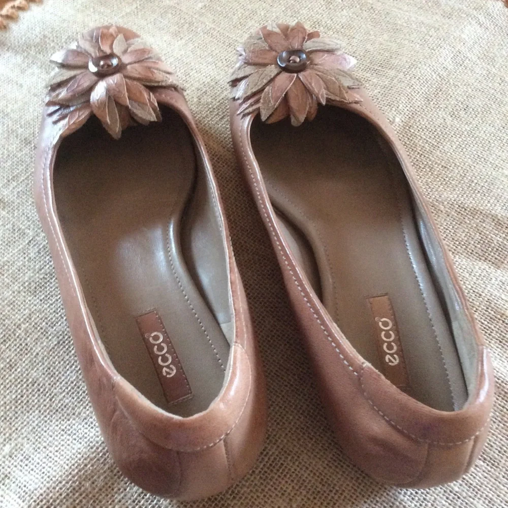 Ecco Slip-on Ballet Flats, Sz Euro 40, Sz 9